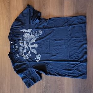 Guess T-shirt Black. Men's L. Vintage